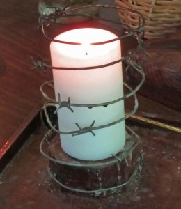 Peace and Justice Candle at Dayspring Church